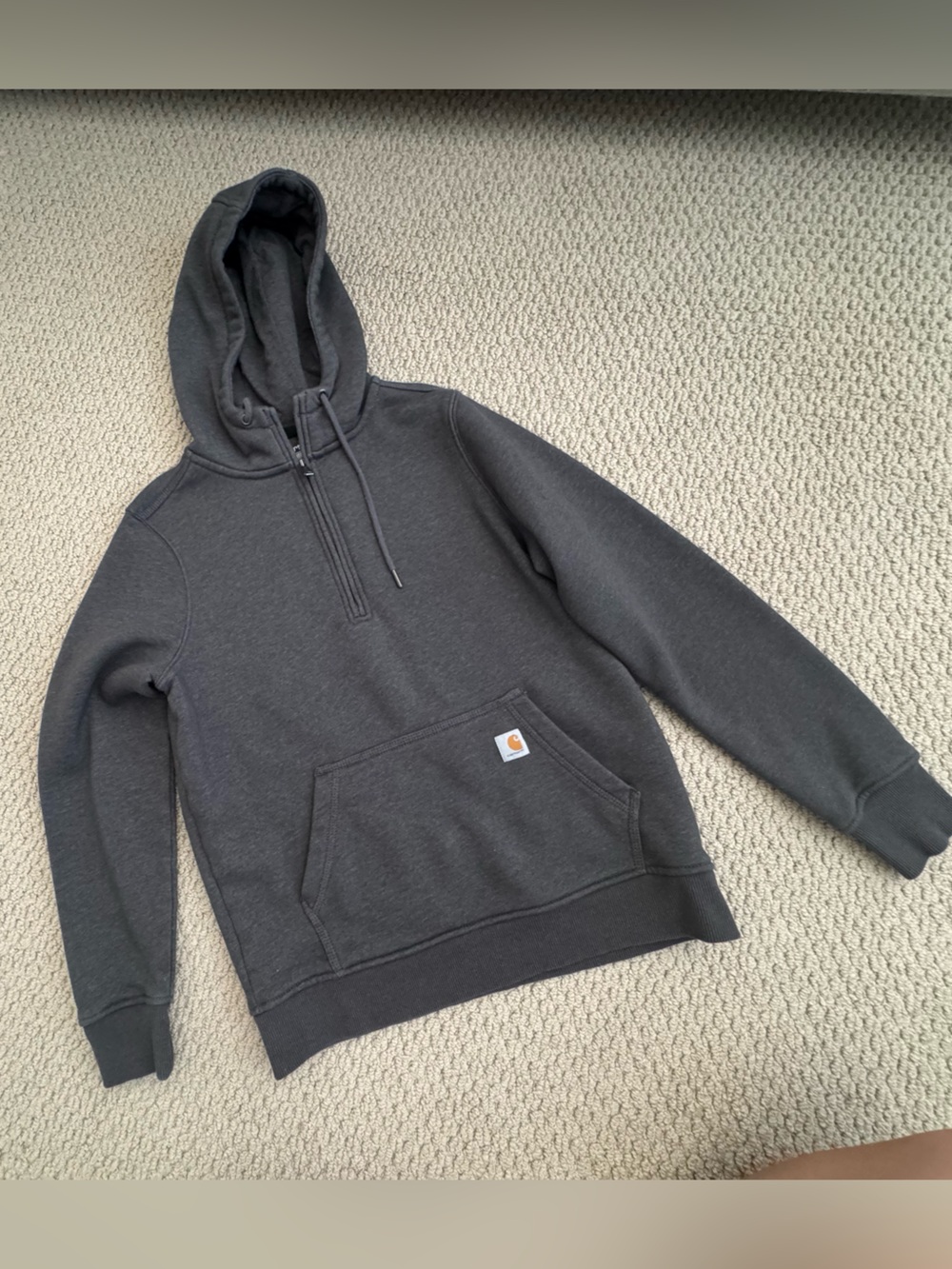 Carhartt 1/4 Zip Hooded Sweatshirt